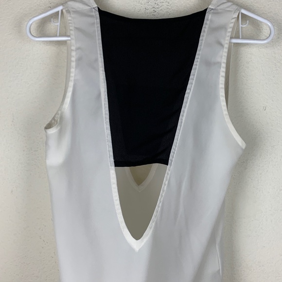 BCBGeneration- Black & White Dressy Tank size xs - Picture 4 of 7